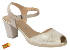 MAXI COMFORT. SPECIAL WIDE LEATHER SANDAL MADE IN SPAIN.
